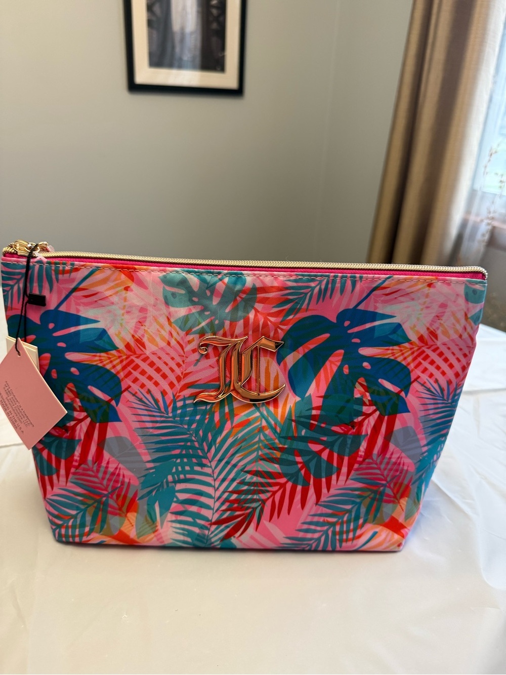 Juicy Couture Tropical Cosmetic Bag NWT Travel Toiletry